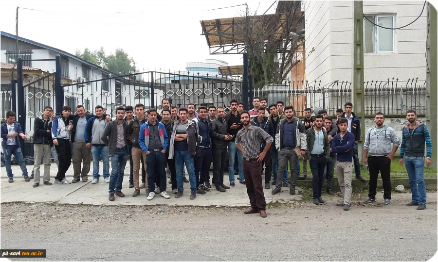 بازدید دانشجویان از کارخانه آمل روکش  2