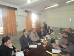 گزارش تصویری جلسه روسای ادرات مرکز با حضور ریاست محترم دانشکده 4