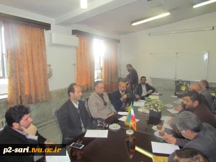 گزارش تصویری جلسه روسای ادرات مرکز با حضور ریاست محترم دانشکده 4