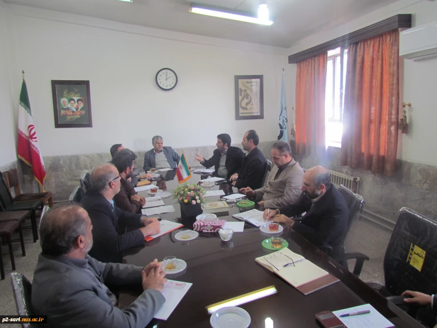 گزارش تصویری جلسه روسای ادرات مرکز با حضور ریاست محترم دانشکده 5