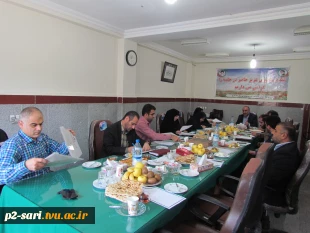 جلسه استانی حراست های آموزشکده ها ودانشکده های  فنی و حرفه ای و کشاورزی استان مازندران در روز یکشنبه مورخ 11/02/1396    2
