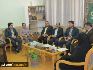 حضور وبازدید هیات نظارت استان از دانشکده فنی وحرفه ای شماره2ساری 2