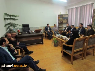 حضور وبازدید هیات نظارت استان از دانشکده فنی وحرفه ای شماره2ساری 3