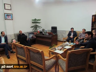 حضور وبازدید هیات نظارت استان از دانشکده فنی وحرفه ای شماره2ساری 6