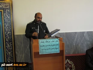 بازدید فرمانده بسیج کارمندی از دانشکده فنی و حرفه ای شماره2 3