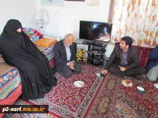 به مناسبت 16آذر ،روز دانشجو انجام شد:
دیدار سرپرست و کارکنان دانشکده فنی و حرفه ای شماره2ساری با مادر معظم شهید گرانقدر  سید حسین بهرامی 2