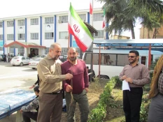 کاشت نهال به مناسبت روز درختکاری توسط ریاست ،کارکنان،اساتید ودانشجویان در محوطه آموزشکده فنی شماره2ساری 5