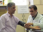 آزمایش فشار خون از کارکنان، اساتید و دانشجویان به مناسبت روز جهانی فشار خون 10