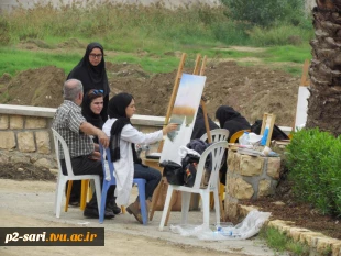 همایش هنرمندان نقاش به‌مناسبت هفته دفاع مقدس 11