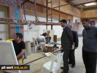 همایش هنرمندان نقاش به‌مناسبت هفته دفاع مقدس 12