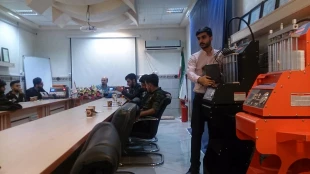 بازدید دانشجویان رشته مکانیک خودرو از شرکت نگار خودرو بابل 5