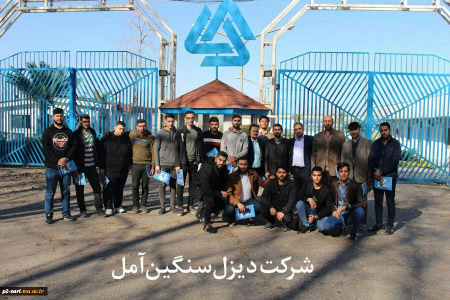 بازدید دانشجویان رشته مکانیک خودرو از کارخانه دیزل سنگین آمل 3