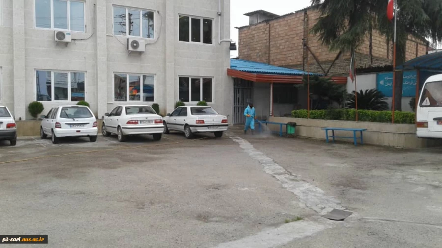 مرحله دوم ضدعفونی ساختمان و محیط آموزشکده فنی شماره 2 ساری انجام گرفت 5