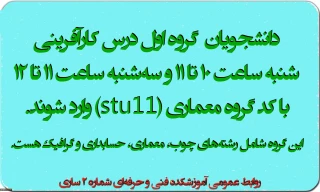 قابل توجه دانشجویان درس کارآفرینی آقای عبداللهی