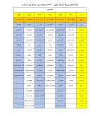 برنامه امتحانی نیمسال دوم سال تحصیلی 00-99 4